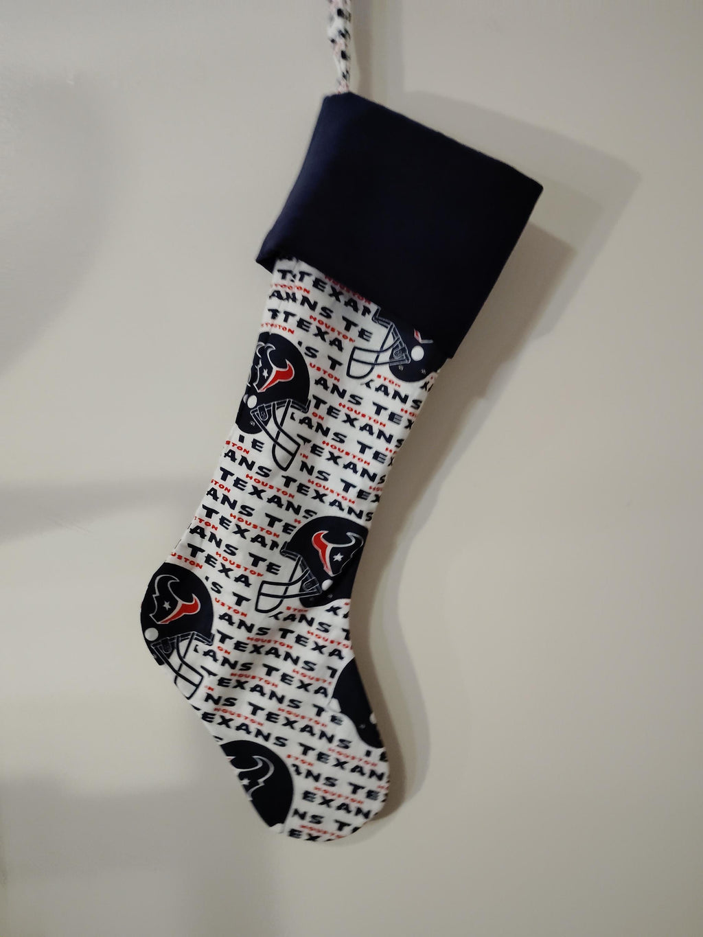 HOUSTON TEXANS Football Team Christmas Stocking