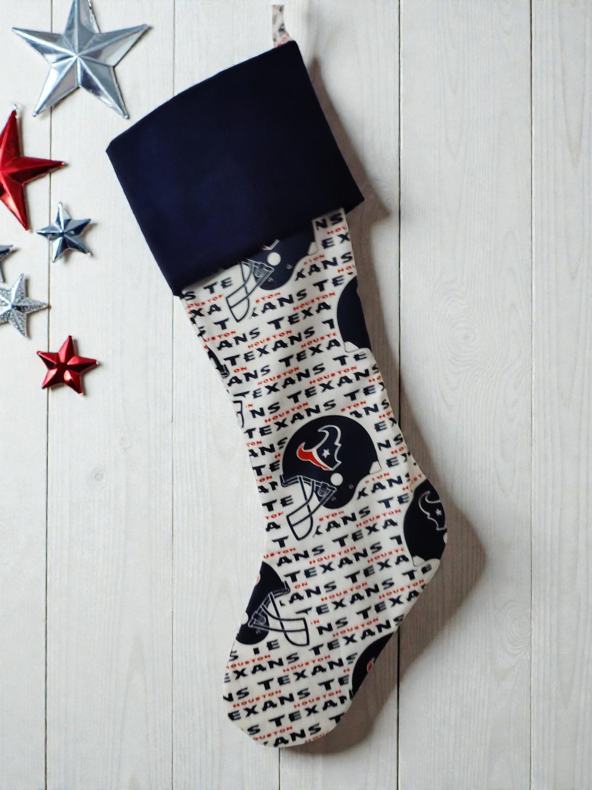 HOUSTON TEXANS Football Team Christmas Stocking