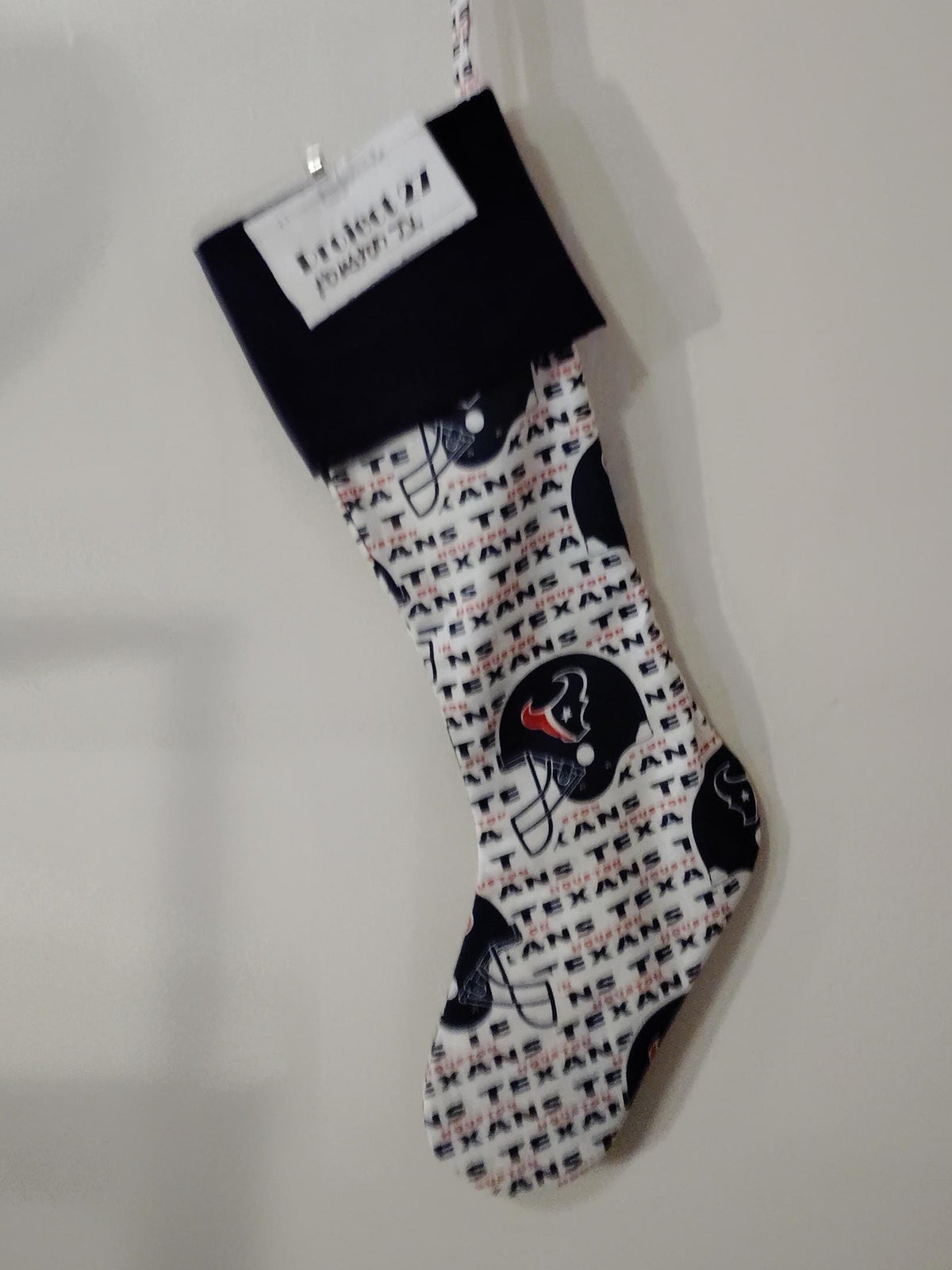 HOUSTON TEXANS Football Team Christmas Stocking