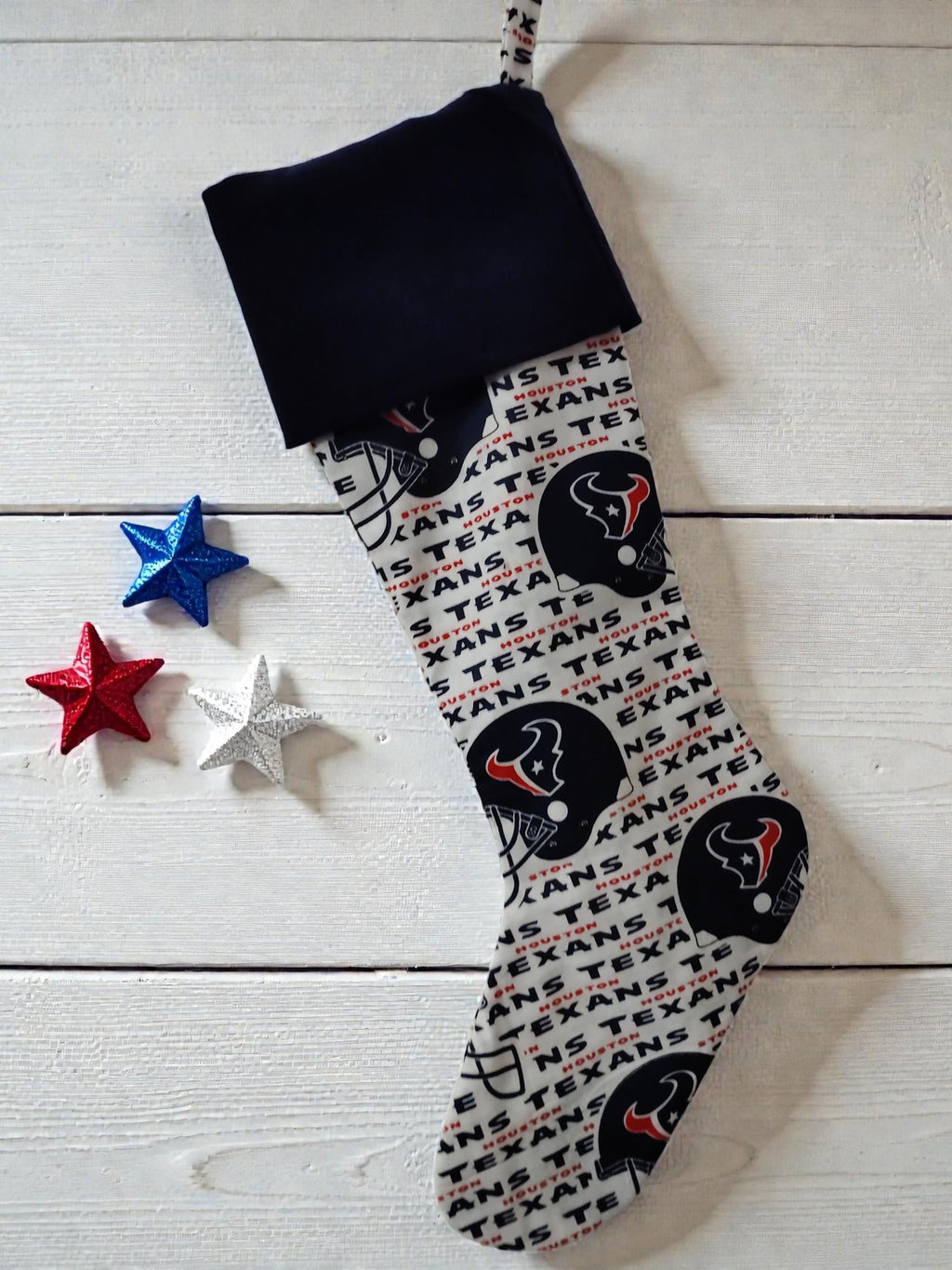 HOUSTON TEXANS Football Team Christmas Stocking